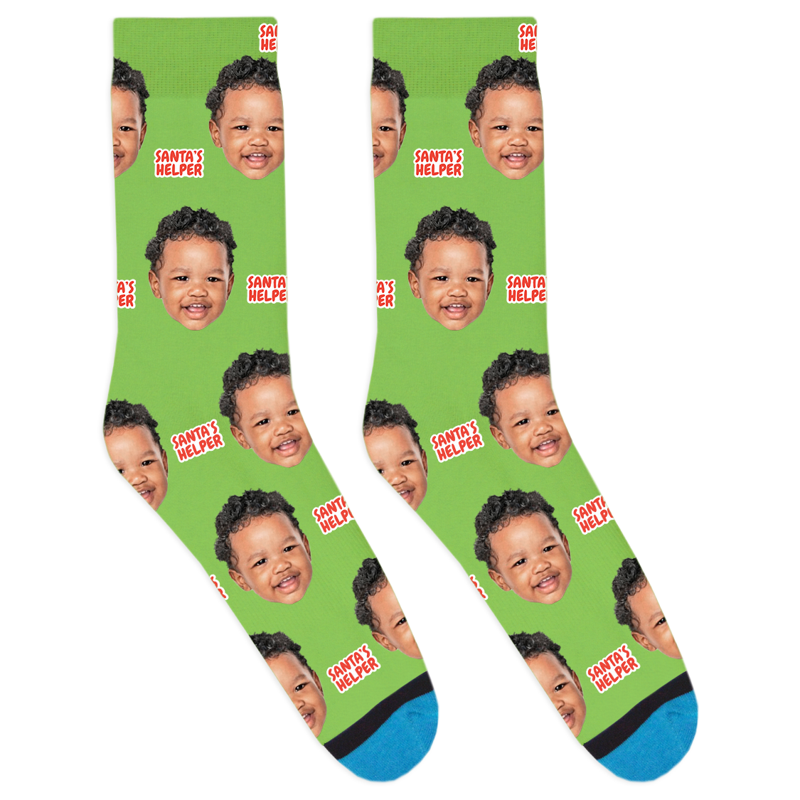 Custom Santa's Helper Socks