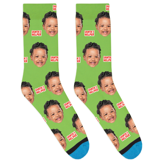 Custom Santa's Helper Socks