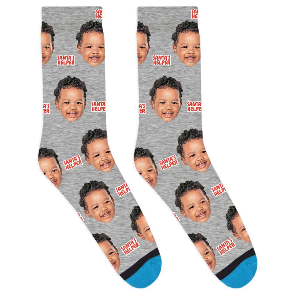 Custom Santa's Helper Socks