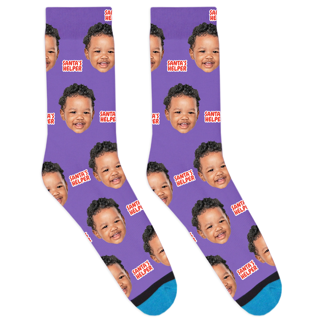 Custom Santa's Helper Socks