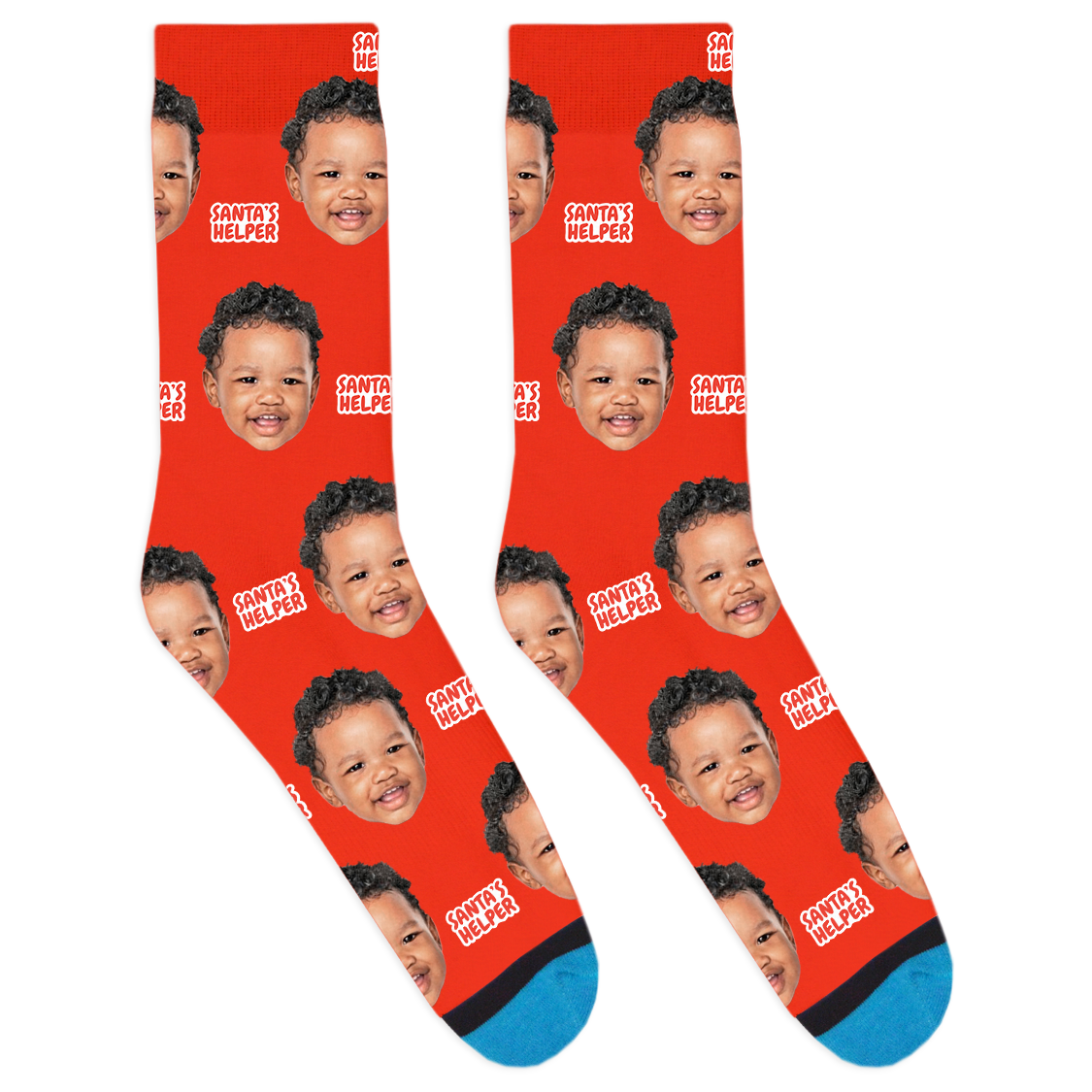 Custom Santa's Helper Socks