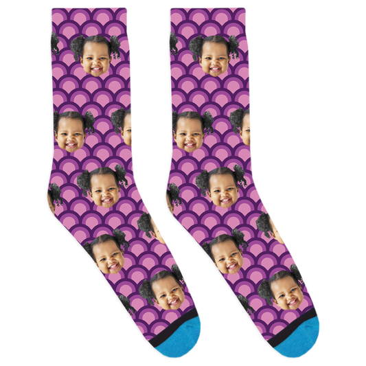 Custom Scalloped Socks