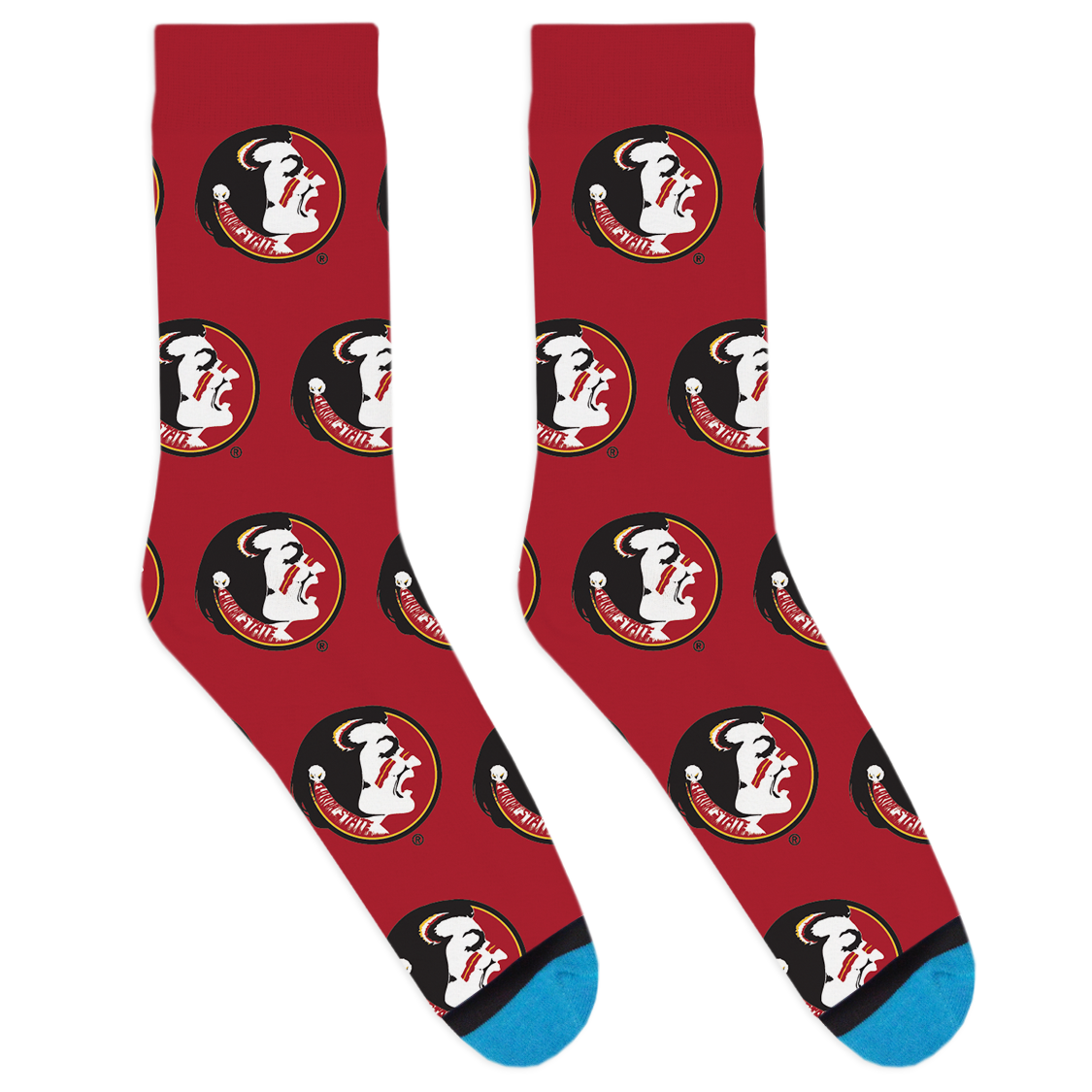 Seminole Head Scattered Socks