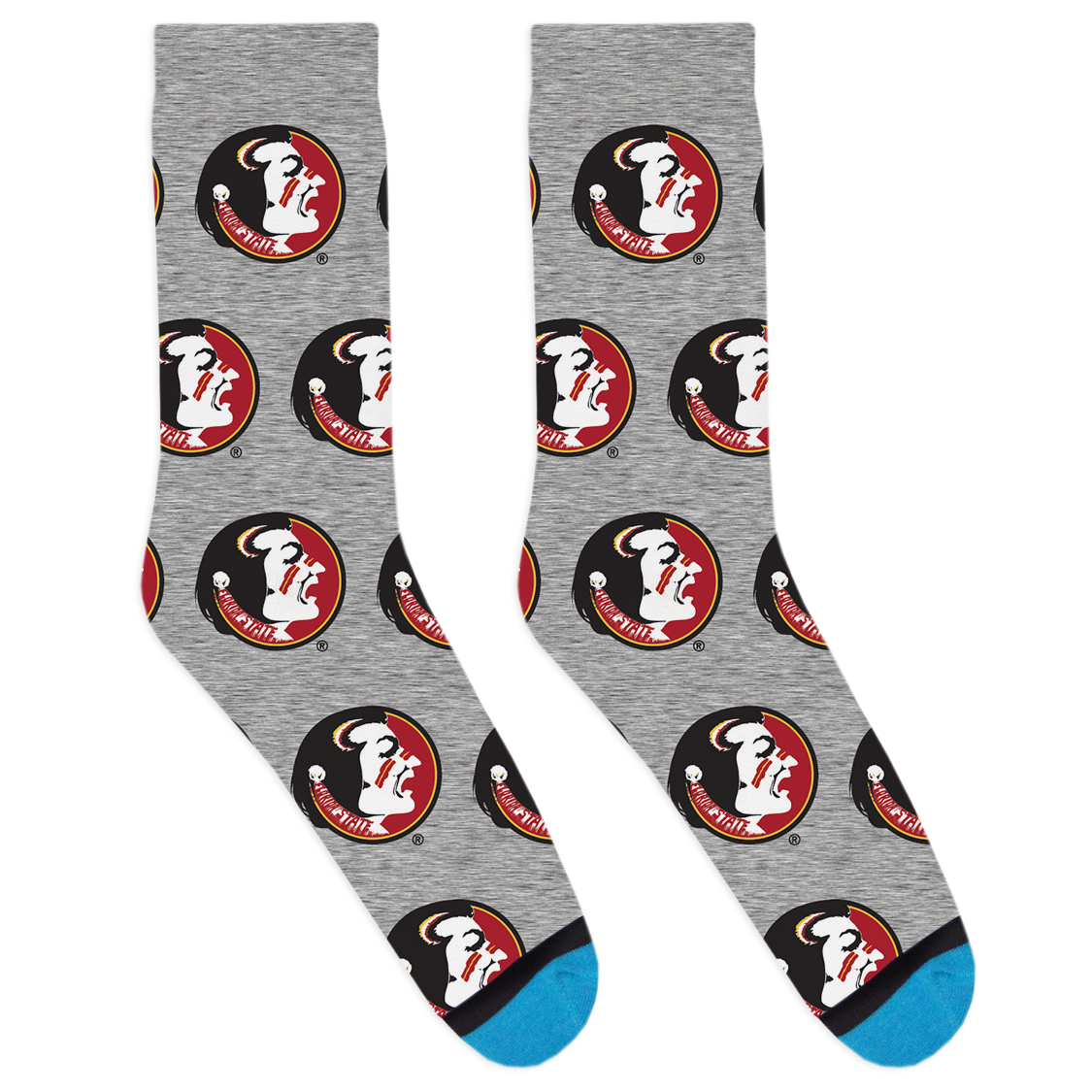 Seminole Head Scattered Socks