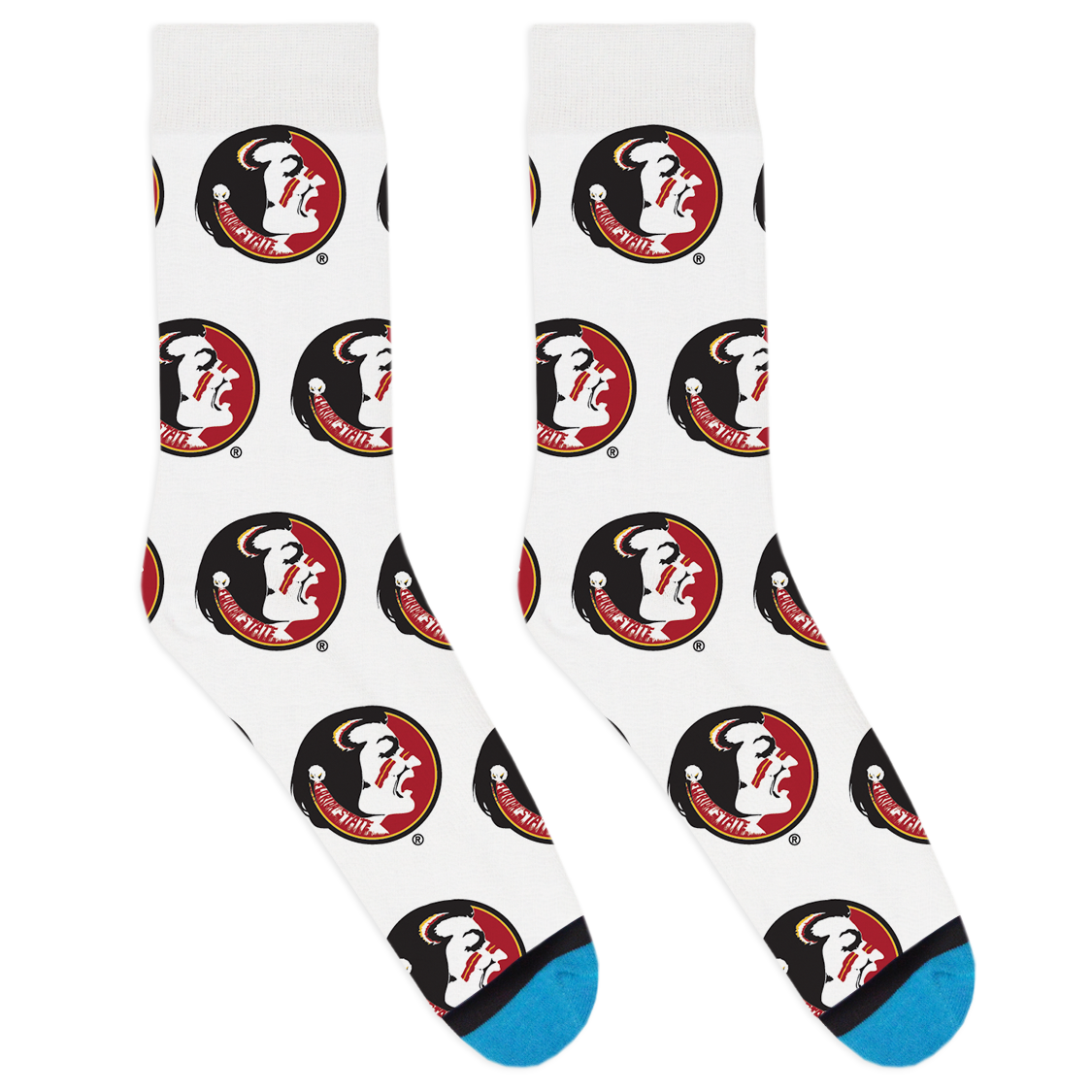Seminole Head Scattered Socks