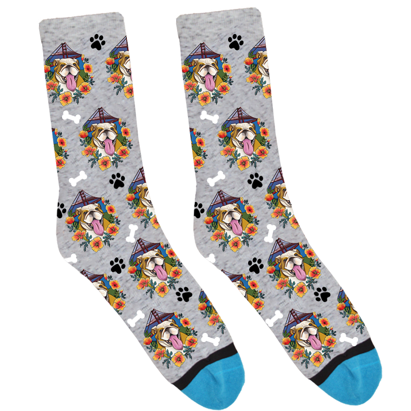 Buffy the Bulldog Socks