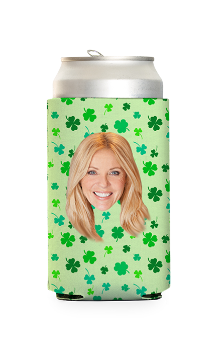 Custom Shamrocks Can Cooler
