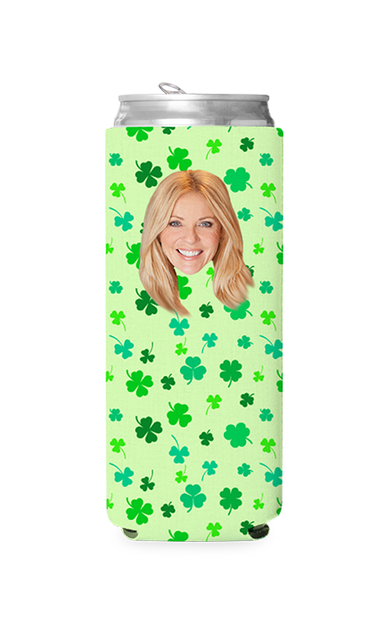Custom Shamrocks Can Cooler