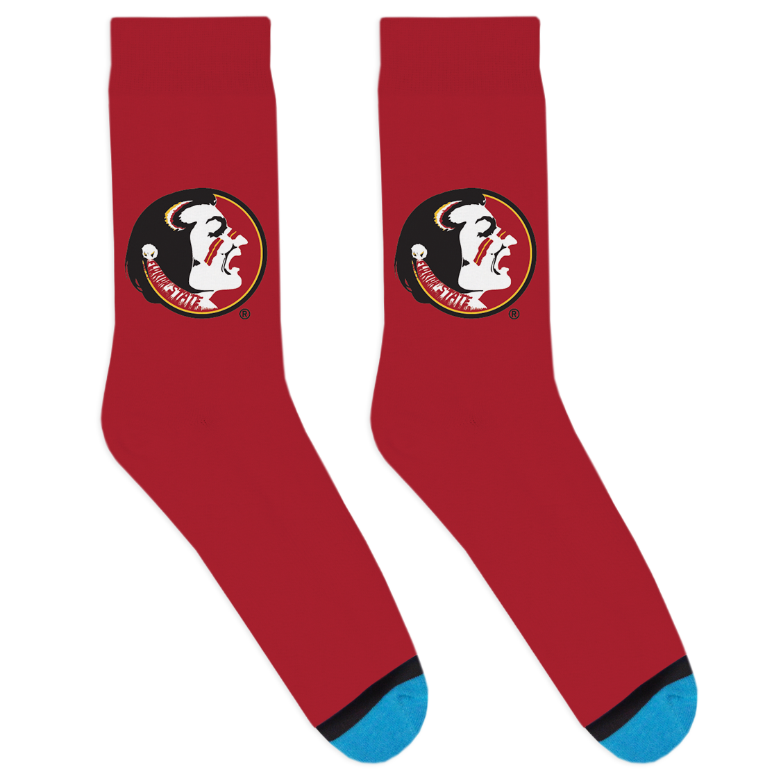 Single Seminole Head Socks