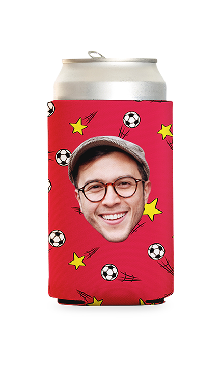 Custom Soccer Can Cooler