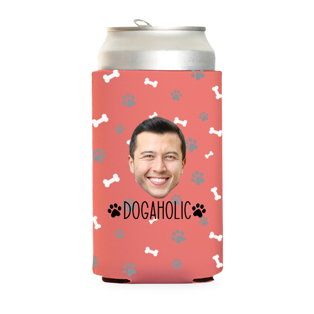 Custom Dogaholic Can Cooler
