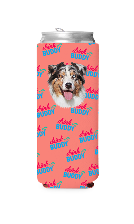 Custom Drink Buddy Logo Can Cooler