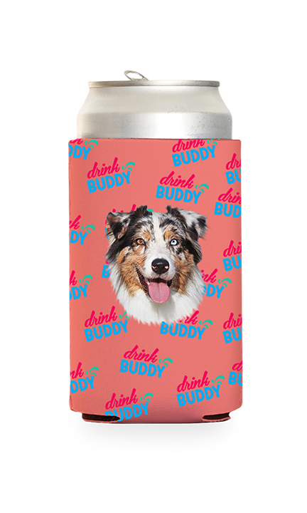 Custom Drink Buddy Logo Can Cooler