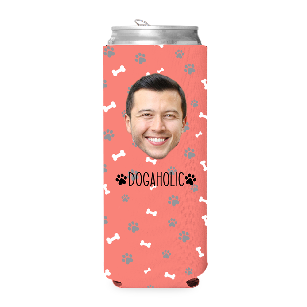 Custom Dogaholic Can Cooler