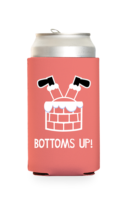 Bottoms Up Predesigned Can Cooler