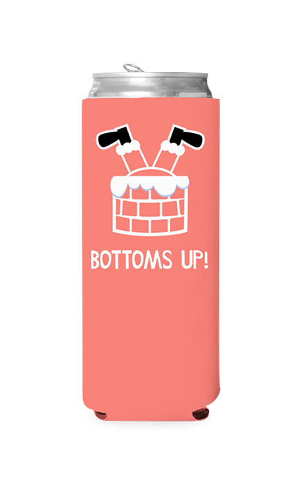 Bottoms Up Predesigned Can Cooler