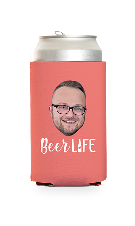 Custom Beer Life Can Cooler