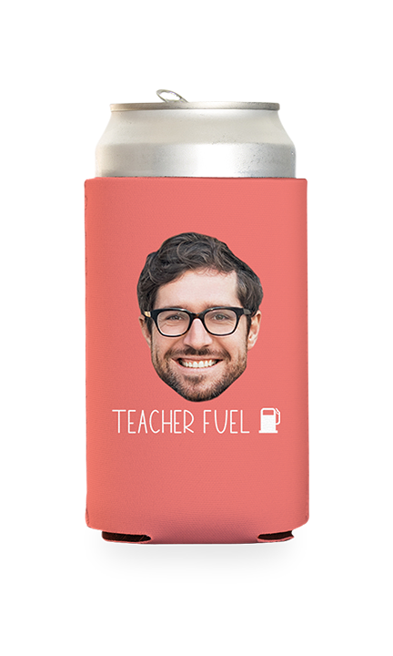 Custom Teacher Fuel Can Cooler