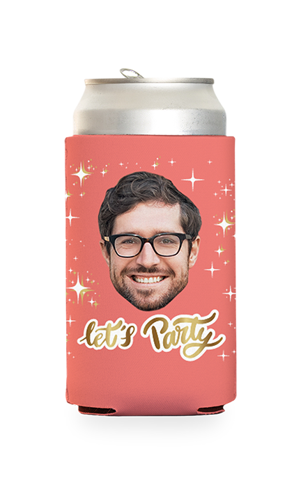 Custom Let's Party Can Cooler