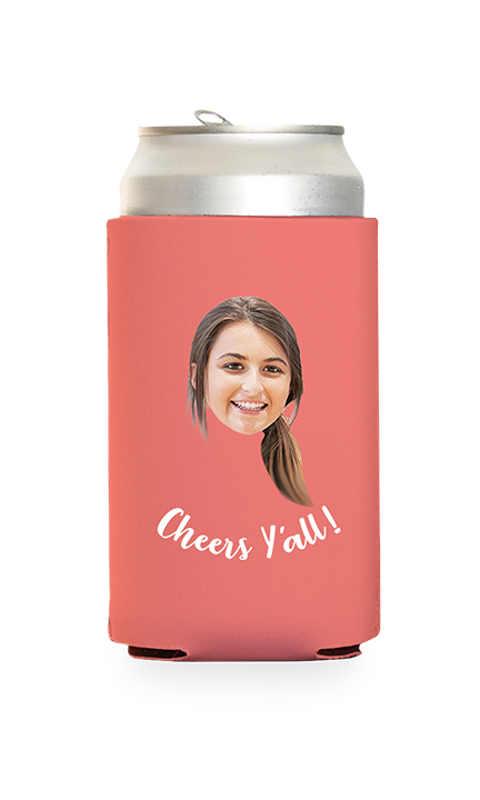 Custom Cheers Y'all Can Cooler