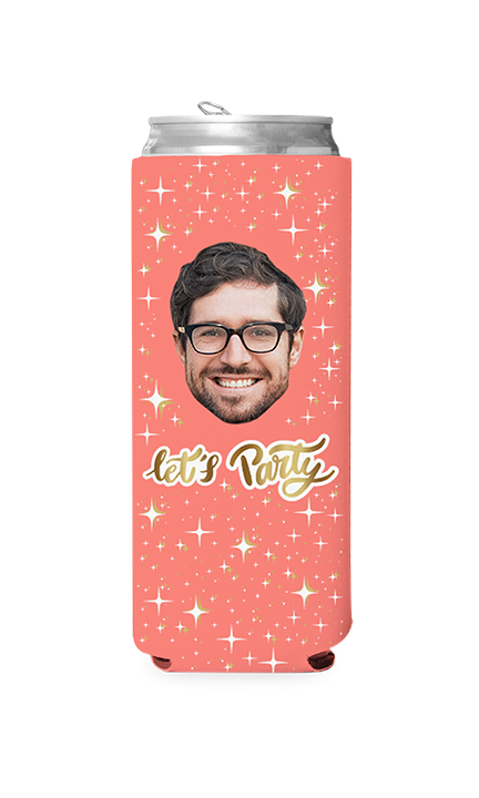 Custom Let's Party Can Cooler