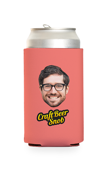 Custom Craft Beer Snob Can Cooler
