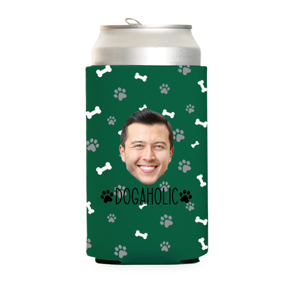 Custom Dogaholic Can Cooler