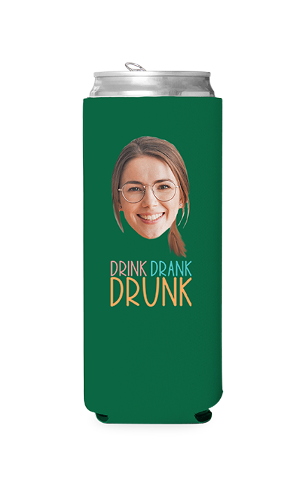 Custom Drink Drank Drunk Can Cooler