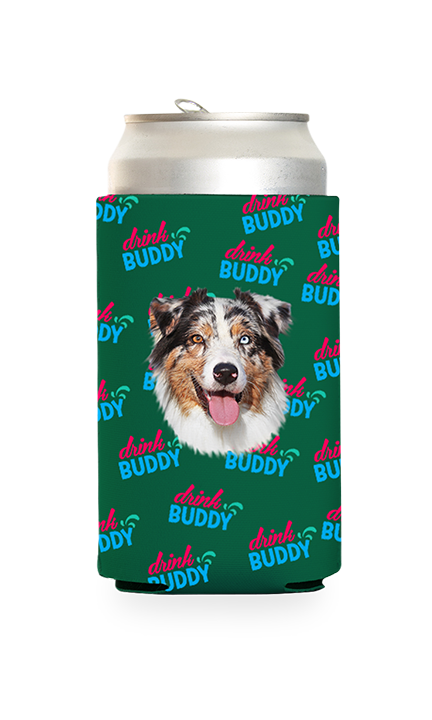 Custom Drink Buddy Logo Can Cooler