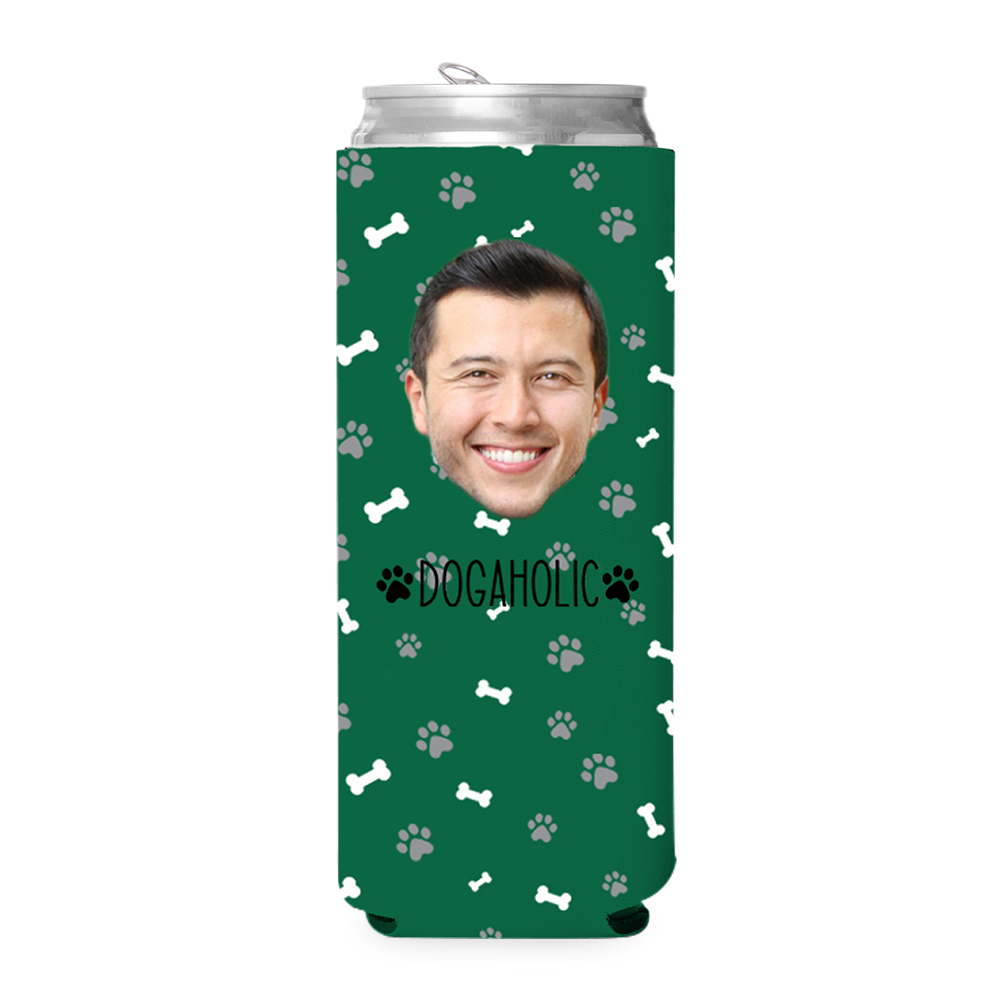 Custom Dogaholic Can Cooler