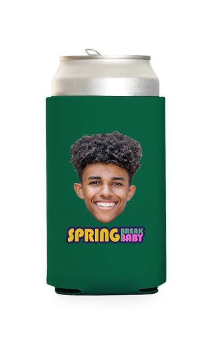 Custom Spring Break Baby Can Cooler