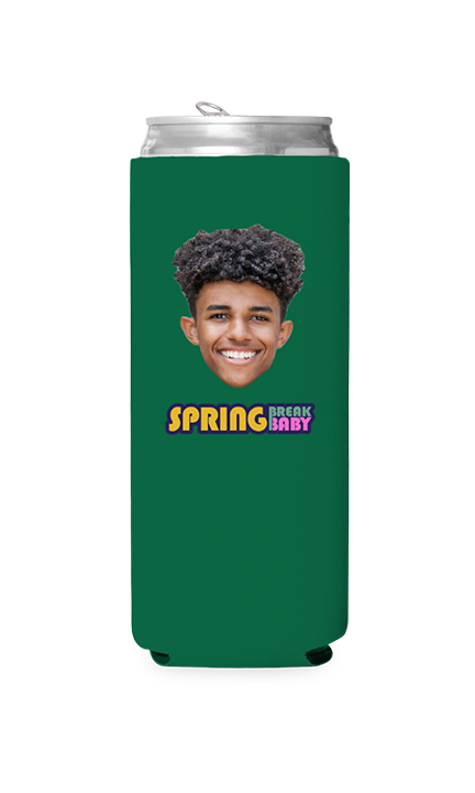 Custom Spring Break Baby Can Cooler