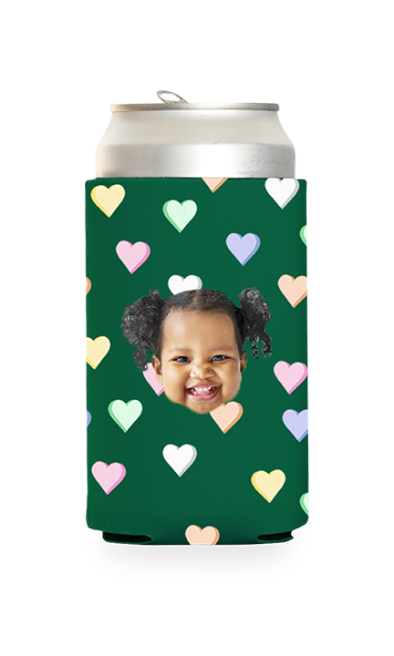 Custom Candy Hearts Can Cooler