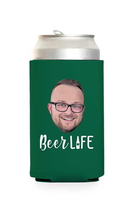 Custom Beer Life Can Cooler