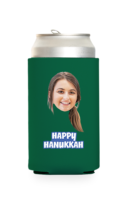 Custom Happy Hanukkah Can Cooler