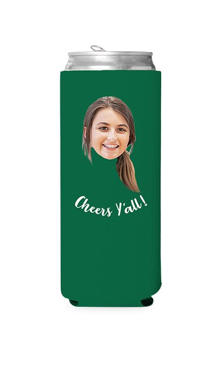 Custom Cheers Y'all Can Cooler