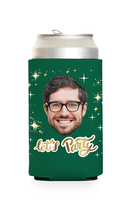 Custom Let's Party Can Cooler