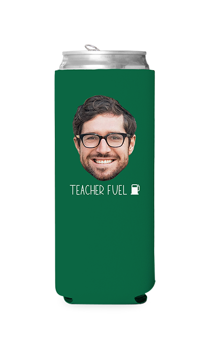 Custom Teacher Fuel Can Cooler