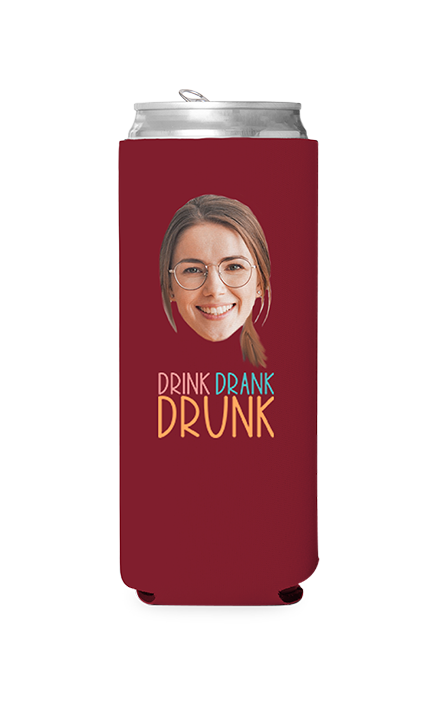 Custom Drink Drank Drunk Can Cooler