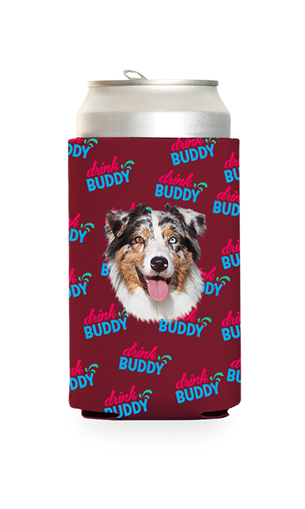 Custom Drink Buddy Logo Can Cooler