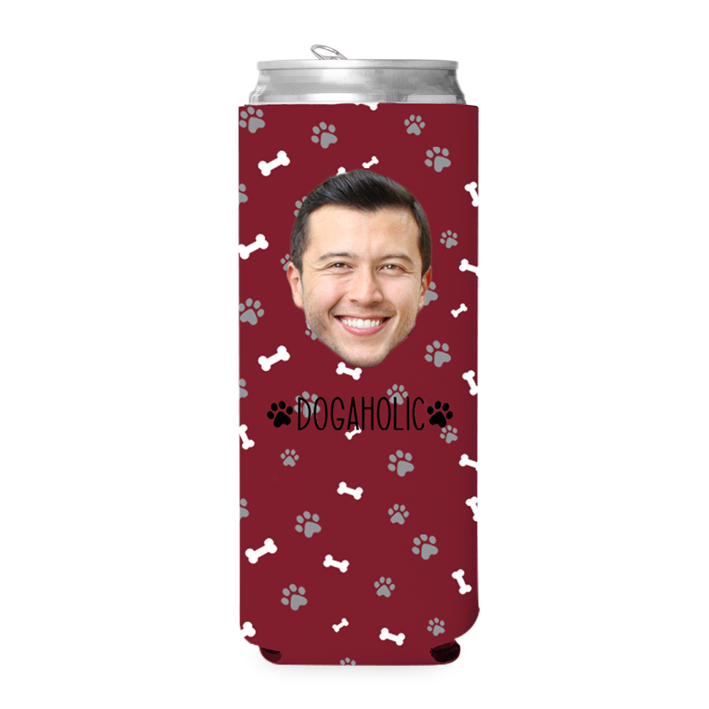 Custom Dogaholic Can Cooler