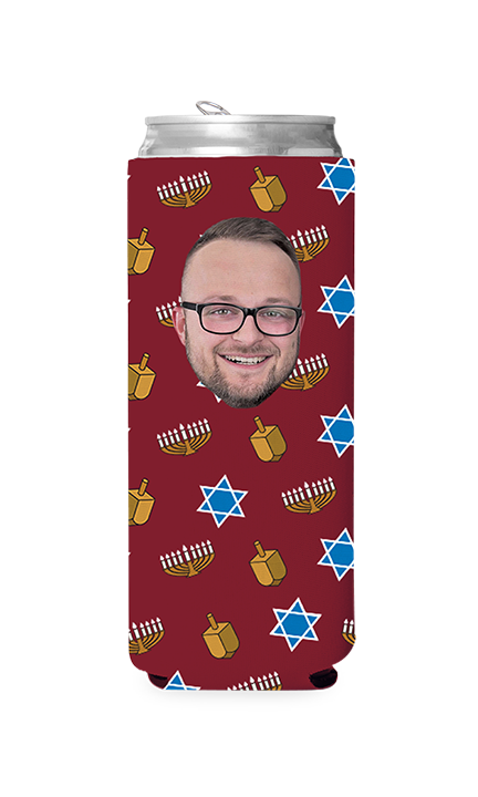 Custom Hanukkah Can Cooler