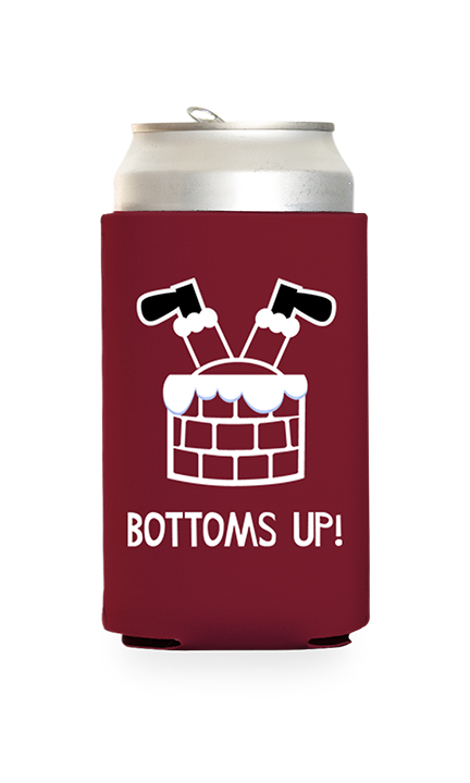 Bottoms Up Predesigned Can Cooler