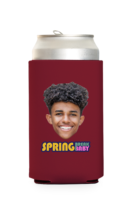 Custom Spring Break Baby Can Cooler
