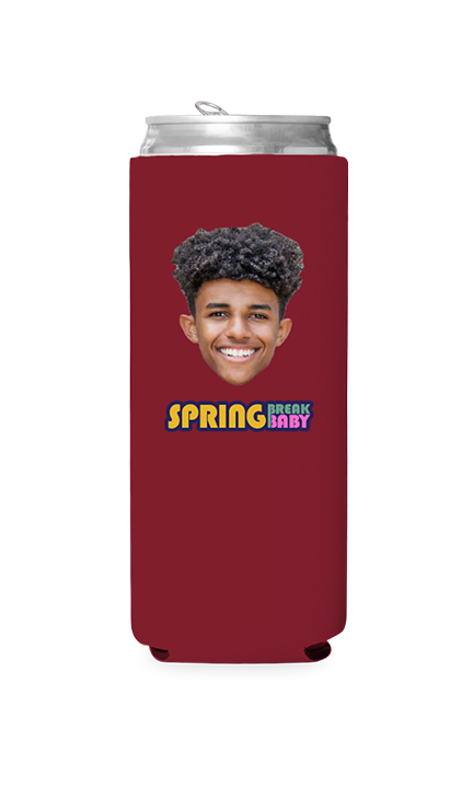 Custom Spring Break Baby Can Cooler