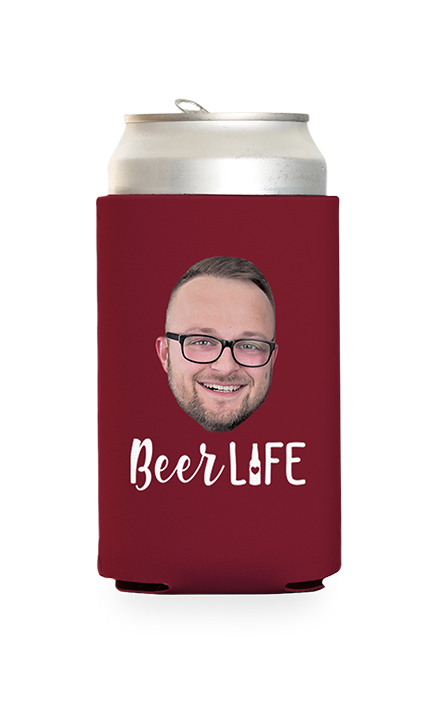 Custom Beer Life Can Cooler