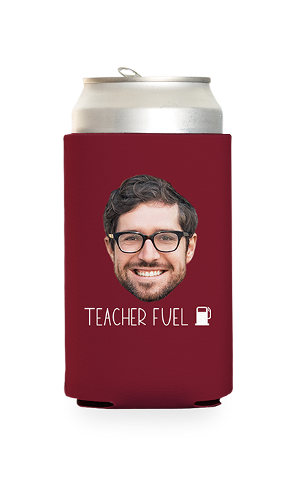 Custom Teacher Fuel Can Cooler