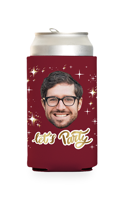 Custom Let's Party Can Cooler