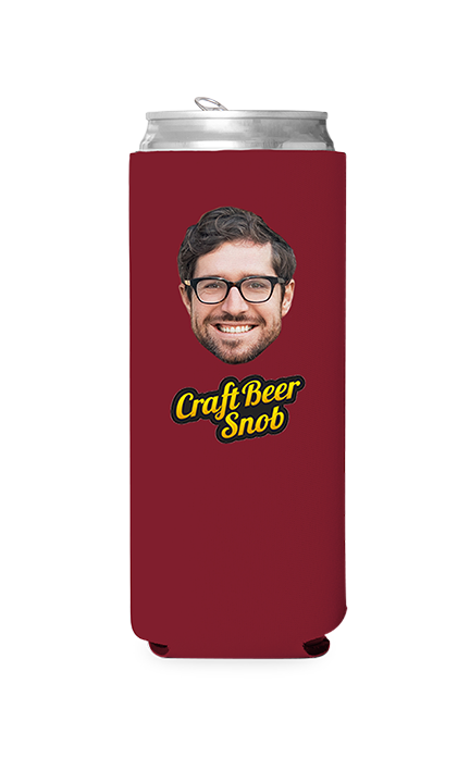 Custom Craft Beer Snob Can Cooler