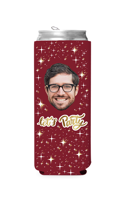 Custom Let's Party Can Cooler
